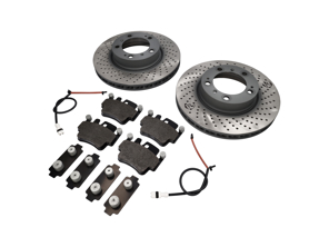 FRONT Brake Pads and Brake Disc Package for Porsche Boxster 986 S - 99635140501, 99635140601, 99635294904