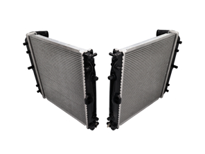 水冷却液散热器。保时捷 996 / Boxster 986（OE 零件编号 99610613151 / 99610613251） - 8MK376714291, 99610613151, 99610613151, 99610613150, 8MK376713791, 8MK 376 713-791, 99610613251, 99610613181