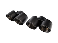 双头运动尾管套件，哑光碳纤维。保时捷 997.2 Turbo - CARP97TDFIERKEV