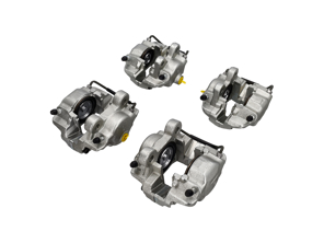 Bremssattelsatz vorn & hinten. Porsche 356C / 911 / 912 - 90135196611, 90135196511, 90135296611, 90135296511