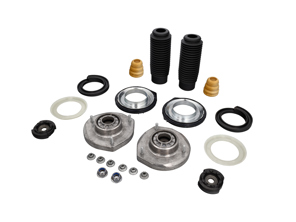 Kit di montaggio superiore e revisione ammortizzatore anteriore. Porsche 981 Boxster Spyder 2016 - PAF00855000, PAF003923, 99134301502, 99134312500, 99134350103, 9P1412269, 9P1412149, 99134330105, 9P1412137A