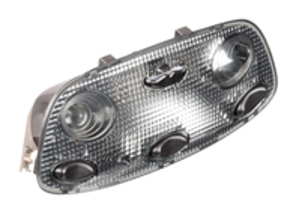 Innenleuchte in mattem Finish. Porsche 996 2001-05 - 99663205310, 99663205301, PCG63205310