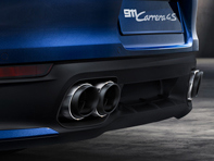 Exhaust Sports tail pipes, in Silver. Porsche Carrera / Targa - 992044200