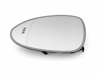 Door mirror glass (Aspherical), Dimmable, Left for LHD. Porsche 9YA Cayenne 2018>> / 95C Macan-e 2024>> - 9Y1857521Q
