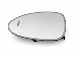 Door mirror glass (Aspherical), Dimmable, Left for LHD. Porsche 9YA Cayenne 2018>> / 95C Macan-e 2024>> - 9Y1857521Q