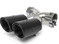 Tubo de escape de fibra de carbono de estilo dual de lujo. Porsche 987 Boxster / 987C Caimán - 98711125300, 98711125402, 98711125401, 98711125830, 98711125831, 98711125501, 98711125601, 98711198100
