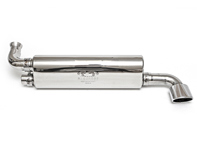 Exhaust Muffler / Silencer Rear box 1in 1out. Porsche 964 Carrera - 96411104504, 96411104502