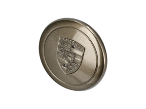 Tapacubos de rueda "Fuchs" en bronce: escudo de Porsche en relieve en metal - 91136103230