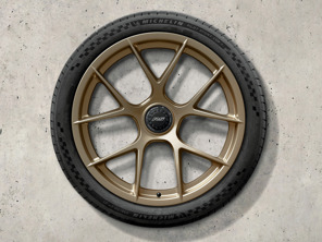 20"/21" 911 GT3 RS Magnesium (in Neodyme) lichtmetalen velgen set zonder banden Origineel Porsche - 992044681CM