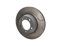 Disque de frein arrière monobloc rainuré, 330 x 28 mm. Porsche 970 Panamera / 971 Panamera (référence d'origine : 298615601P / 298615602P) - 97035240300, 97035240400, 298615601A, 298615602A, 971615601P, 971615602P - PRL39723, PRR39724
