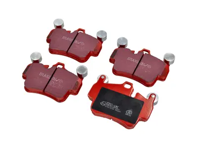 EBC RED Remblokken 'Road'. Porsche 997 Carrera / 987C Cayman / 987 Boxster - 99735193903, 99735193905, 99735193907, 99735193908 - DP32029C