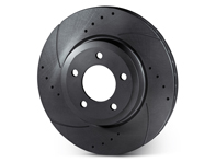 Geboorde en gegroefde remschijfrotor, voor. Porsche 958 Cayenne (OE-nr. 95835140301 en 95835140401) - 95835140300, 95835140301, 95835140400, 95835140401