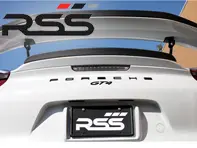 RSS Rear Engine Cover Carbon Areo Gurney Flap. Porsche 981 Cayman GT4 - 253, 98150551381
