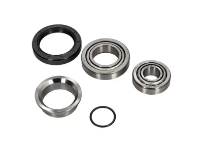 Wheel bearing and spacer kit for one front hub. Porsche 911 / 912E / 914-6 - 99970108450, 90134162300, 477405641, 9990599800, 99905906500
