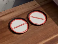 Porsche Car coaster for cup holder,  Salzburg Racing Design. Porsche Cayenne >>2017 - 9Y0044061B