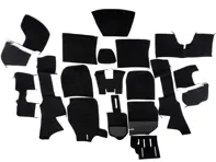 Juego completo de alfombras interiores para Porsche 911 69-73 Coupé ES