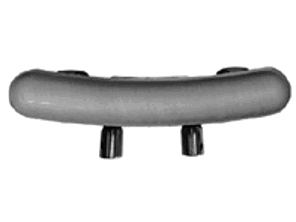 Auspuffendschalldämpfer / Schalldämpfer-Heckkasten. Porsche 914 1.7L, 1.8L 08/1969-07/1974 - 91.408, 91408, 1620604600, 021251053C, 021251101E, 021251101K - 91.408, 1620604600