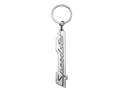Porsche sleutelhanger met Speedster-opschrift, zilver. - WAP0500330SSPE