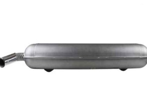 排气消声器/消音器，带褶皱设计出口。保时捷 911 1966-67 - 91111102500, 91111102505, 92.210Cearly, 1620614400 - 1620614400