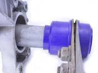 Puntal de pivote trasero a casquillos de tubo. Porsche 944 / 968 Serie Powerflex Negro - PFF57-223, 95133302100