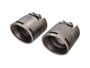Titanium uitlaatpijpen - Set van 2. Porsche 718 Boxster / Cayman GTS 4.0L (incl. Spyder/GT4) / 991-2 Carrera - 9P1251187K, 9P1251187L, 9P1251188K, 9P1251188L, 982251187AH, 982251187AC, 982251187AJ, 982251188C, 982251188A, 982251188D, 982251187C, 9GT251187B, 9GT251188B, 99104420024, 99104420025