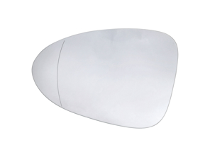 Door mirror glass, Convex, LEFT for RHD. Porsche 95B Macan 2014>> - 95B857521B, 95B857521J - ZJ-7129-L