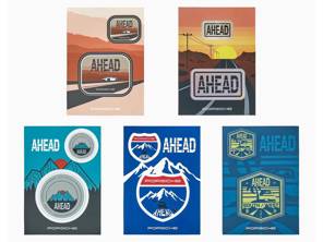 AHEAD No. 1 Stickercollectie - Gelimiteerde editie - WAP0508020SSTS