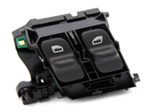 Window switch, Drivers side. Porsche 997 / 987 Boxster / 987C Cayman 2006>> LHD - 99761315105A05, 99761315105, 99761315104A05, 99761315104