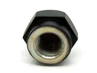 Dado a tazza per gruppo braccio tergicristallo anteriore, NERO. Porsche 911 / 914 - 90162834100, 90162834111