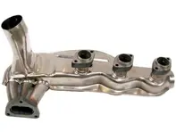 Échangeurs de chaleur d'échappement, acier inoxydable poli. Porsche 911 1984-89 - 91.104, 91.104S, 1623103900, 1623104000, 93021102901 - 1623104000