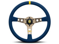 Momo MOD.07 蓝色版方向盘 - 意大利蓝色超细纤维