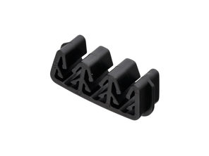 Kunststoffhalter für Bremsleitungen ab ABS-Pumpe. Porsche 955 / 957 / 958 Cayenne 2003-2018 - 95535554210