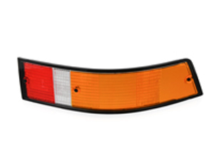 Indicator lens rear with Black rim. Porsche 911 - 1695350770, 1695350780, 91163194901, 91163195000
