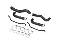 Kühlwasserschlauch-Set für den vorderen Kühler. Porsche 996 Turbo 2001-2005 - 99610662574, 99610662578, 99610662579, 99610662674, 99610662677, 99610662678, 99610680216, 99610662174, 99610662178, 99610662179, 99610613775, 99610613777, 99610613778, 99610613878, 99610613874, 99610613883, 99951255200, 99951255201, 99610680215, 99951258509, 99610663873, 99610663875, 99610663876, 99610663973, 99610663975, 99610663976, 99610680217, 99951255100, 99951255101