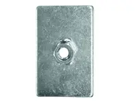 Verstevigingsplaat voor oogbouten SCHROTH harnas. Porsche 996 /997 / 981 / 991 - 00080, 94650-0, 94650-2, 94660-0, 94660-2, 94670-0, 94670-2, 94680-8, 94680-2, 94690-0, 94690-2, 94700-0, 94700-2, 94710-0, 94720-0