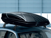 Coffre de toit (large) 520 LTR, en noir. Porsche Cayenne / Panamera / Macan / Taycan - 95504400212, 95804400012