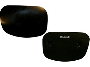 Copertura foro fendinebbia paraurti anteriore. Porsche 911 1965-73 - 90250505521, 90250505621, 90250505521GRV, 90250505621GRV, 591007, 591008, 1684150170, 1684150180 - 1684150170, 1684150180