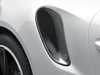 Prises d'air dans la section latérale arrière en carbone. Porsche 991.2 Turbo/S - 99104480410, 99104480074, 99104480410, 991504371001E0, 991504372001E0, 99150492501, 99150492501G2X, 99150492601, 99150492601G2X, 99150493500A3G, 99150493600A3G