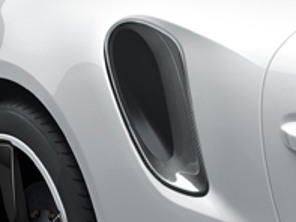 Lufteinlässe im hinteren Seitenteil in Carbon. Porsche 991.2 Turbo/S - 99104480410, 99104480074, 99104480410, 991504371001E0, 991504372001E0, 99150492501, 99150492501G2X, 99150492601, 99150492601G2X, 99150493500A3G, 99150493600A3G