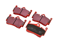 Pastillas de freno EBC RED 'Road' traseras. Porsche 987 Boxster / 987 Cayman - 98735293901, 98735293903 - DP 31920C, DP31920C, DP-31920C