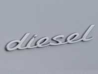 DIESEL - Insigne d'aile chromé pour Porsche 958 Cayenne MKIII - 958559499100C1, 95855949910, 9585595000100C1, 958559500010