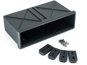 Radio delete cubby / pocket. Porsche 964 / 993 - 91155246302, 9115524630270B - RNND.964.06.BLA/A