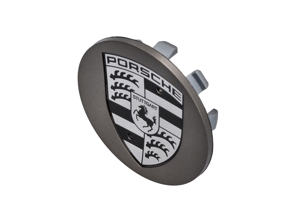 Wheel cap in Platinum satin-matt. Porsche 95B Macan 2019>> - 95B601150OB5, 95B601150