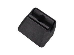 Sun visor support clip, Black, 25mm profile. Porsche EARLY 911 - 9117313310070B, 91173133100 - 911 731 331 00 HBL