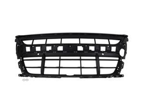 Kühlergrill für die vordere Stoßstange, für Fahrzeuge mit Einparkhilfe, mattschwarz. Porsche 95B Macan 2019>> - 95B807683BGOK1, 95B807683BG