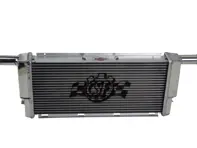 Eau/liquide de refroidissement du radiateur central en aluminium. Porsche Boxster 981 / Cayman 981 - 99110613702, 7060, 99110613701, 9P1121253