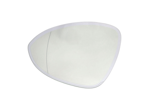 Door mirror glass (Aspherical), Dimmable, Left for LHD. Porsche 9YA Cayenne 2018>> / 95C Macan-e 2024>> - 9Y1857521Q - ZJ-7145-L