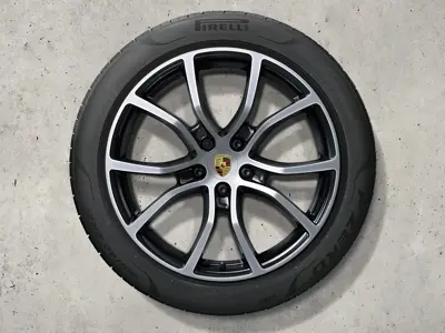 Jantes alliage 21" Cayenne Exclusive Design et pneus été Porsche d'origine - 9Y0044643H