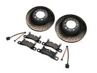 REAR Brake Disc and Pad Package. Porsche 718 Cayman GTS 4.0ltr - 98135240300, 98135240400