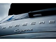 'PORSCHE' - Chrome Rear Badge for Porsche 958 Cayenne MKIII (No 95855968701) - 958559687000C1, 95855968700, 95855968701